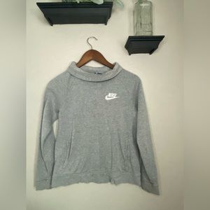 Gray cotton Nike sweater